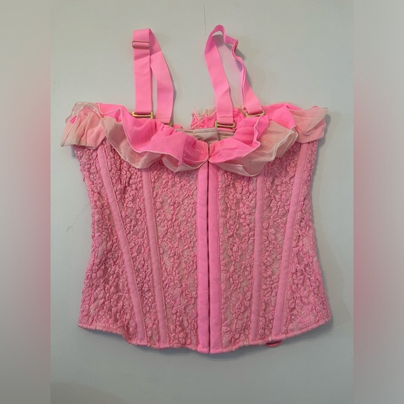 We are HAH x Revolve NWT Seams Like A Princess Corset in Rose Quartz - Picture 14 of 14